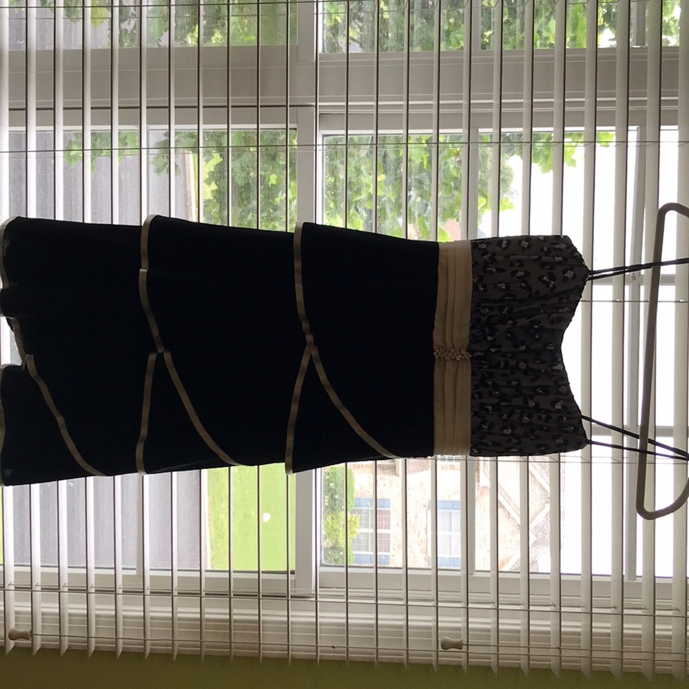 Black and white dress